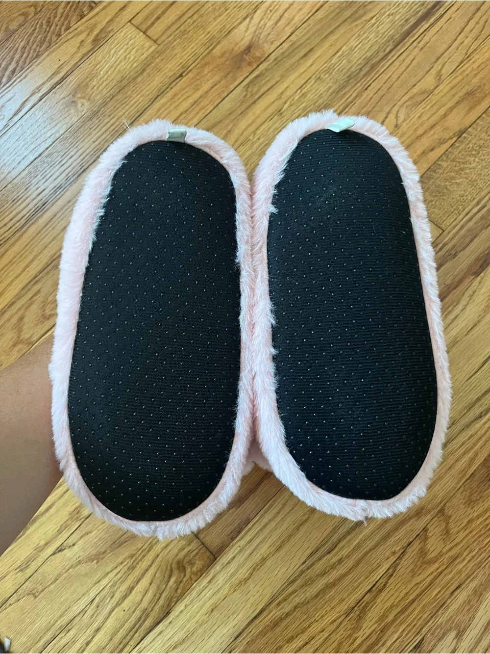 Plush Pink Deer Kids Slippers Girls Sz 13/1